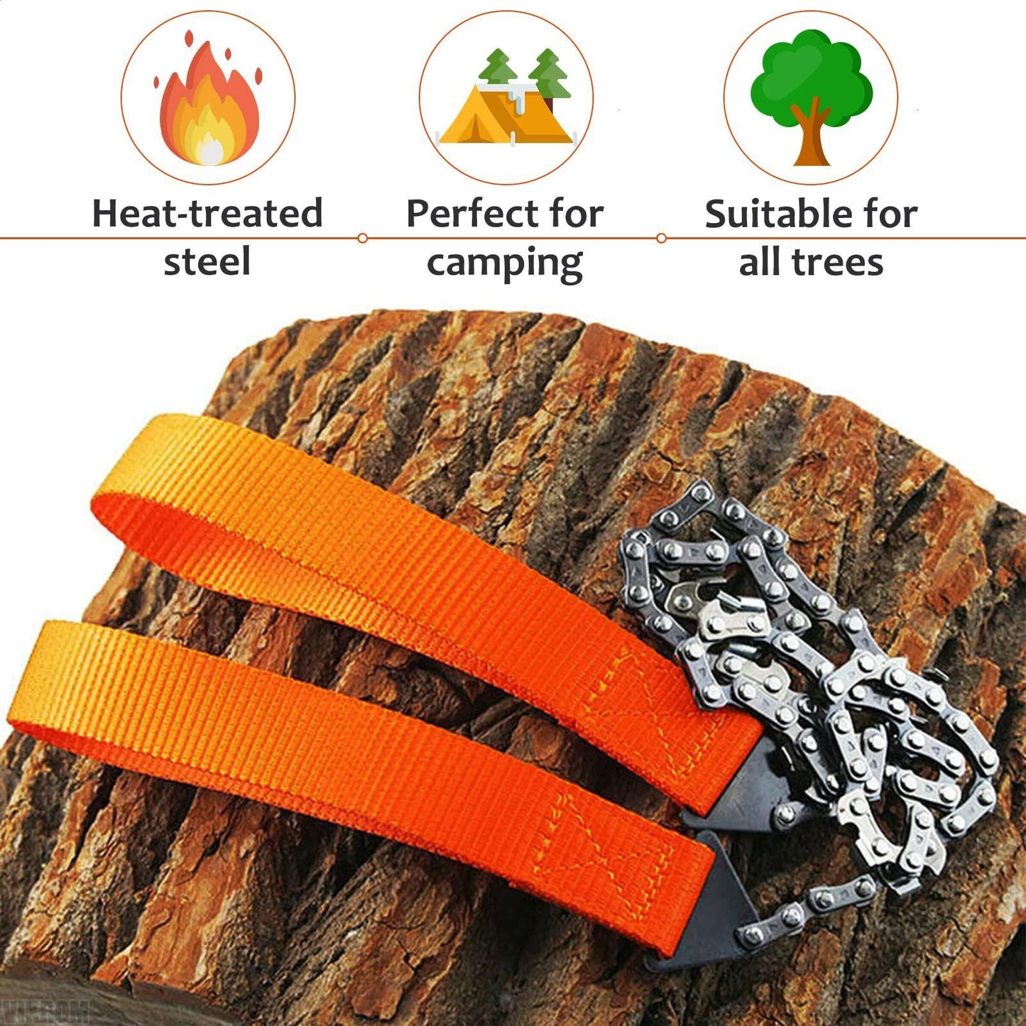 Pocket Chainsaw With Handles Survival Saw Pocket Saw Folding Hand