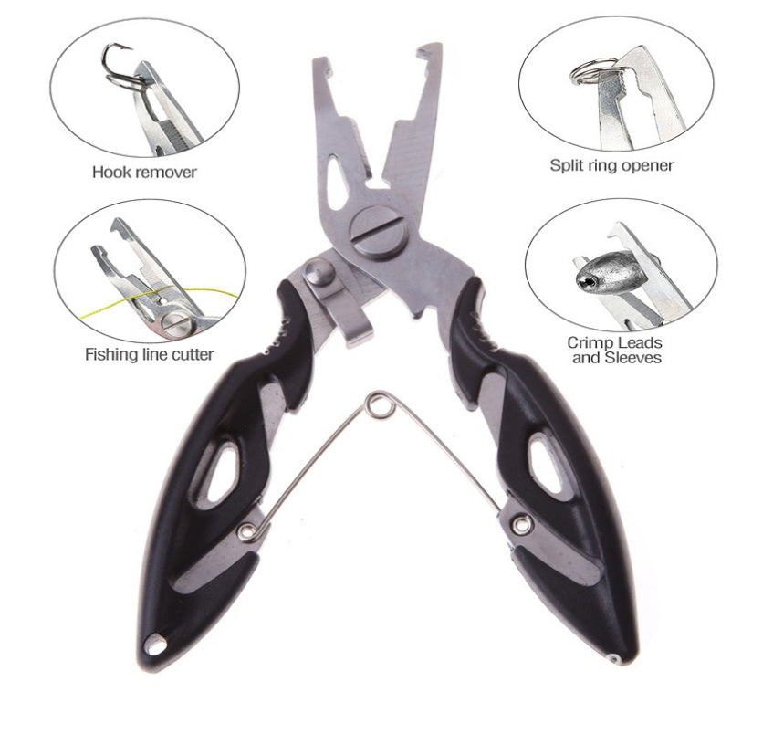 Fishing Tackle Fish Lips Stainless Steel Fishing Grip Set Pliers