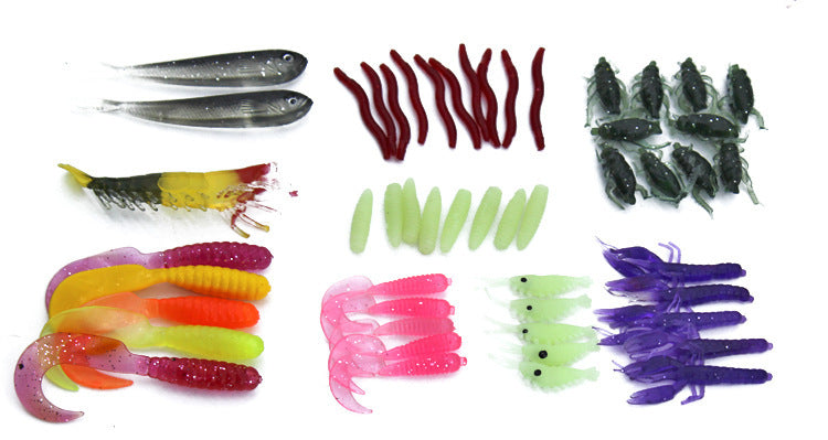 Fishing Sequin Soft Bait Fishing Tackle Set
