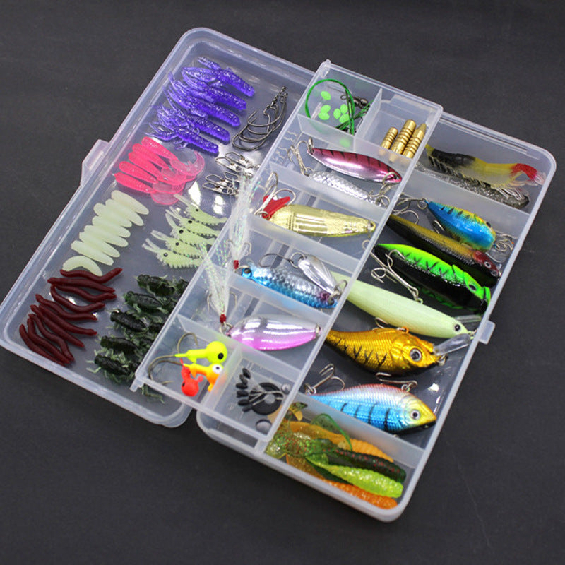 Fishing Sequin Soft Bait Fishing Tackle Set