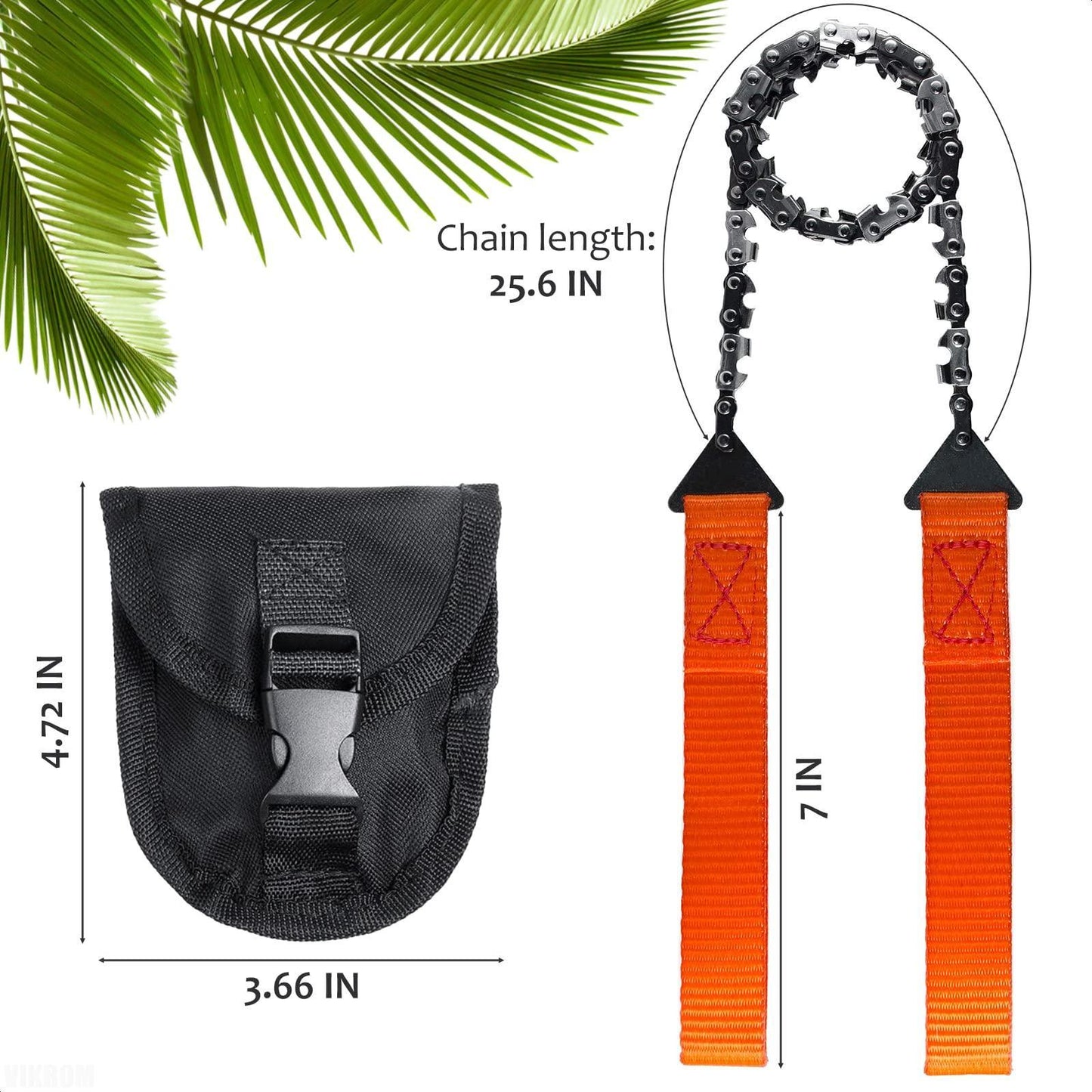 Pocket Chainsaw With Handles Survival Saw Pocket Saw Folding Hand