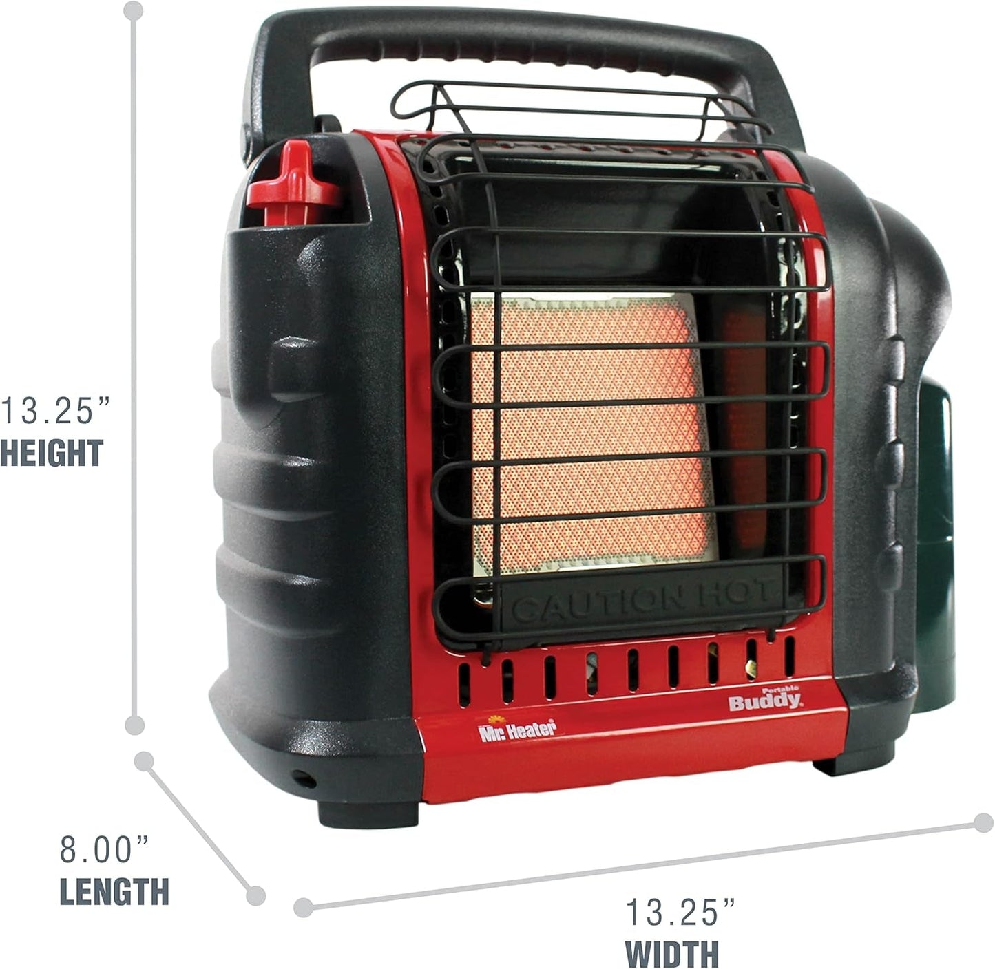 F232000 MH9BX Buddy 4,000-9,000-BTU Indoor-Safe Portable Propane