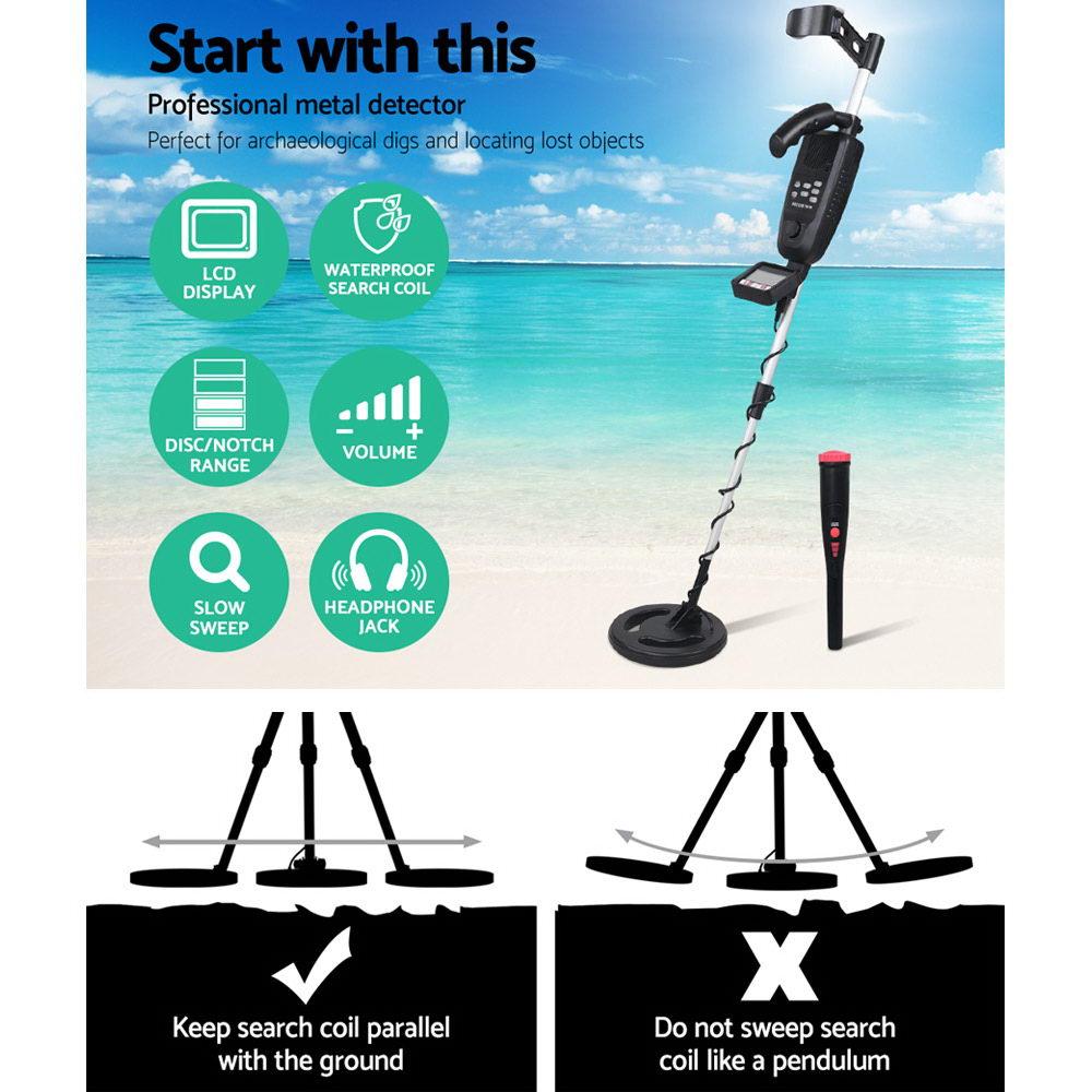 Metal Detector 180MM Deep Sensitive Waterproof Pinpointer Treasure