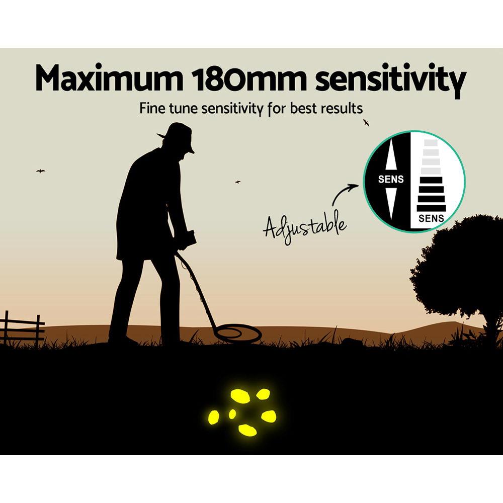 Metal Detector 180MM Deep Sensitive Waterproof Pinpointer Treasure
