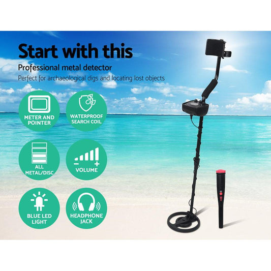 Metal Detector 160MM Deep Sensitive Waterproof Pinpointer Treasure