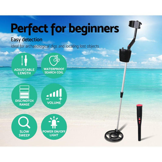 Metal Detector 180MM Deep Sensitive Waterproof Pinpointer Treasure