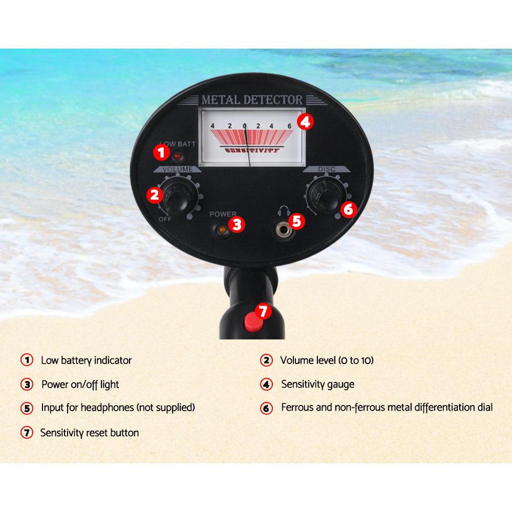 Metal Detector 180MM Deep Sensitive Waterproof Pinpointer Treasure