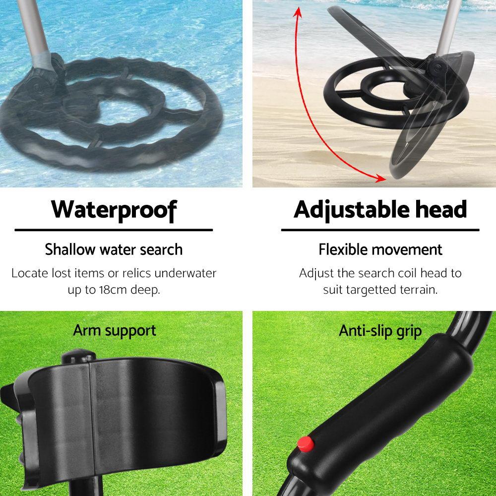 Metal Detector 180MM Deep Sensitive Waterproof Pinpointer Treasure