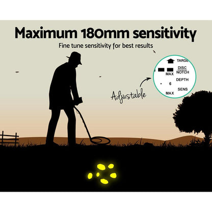 Metal Detector 180MM Deep Sensitive Waterproof Pinpointer Treasure